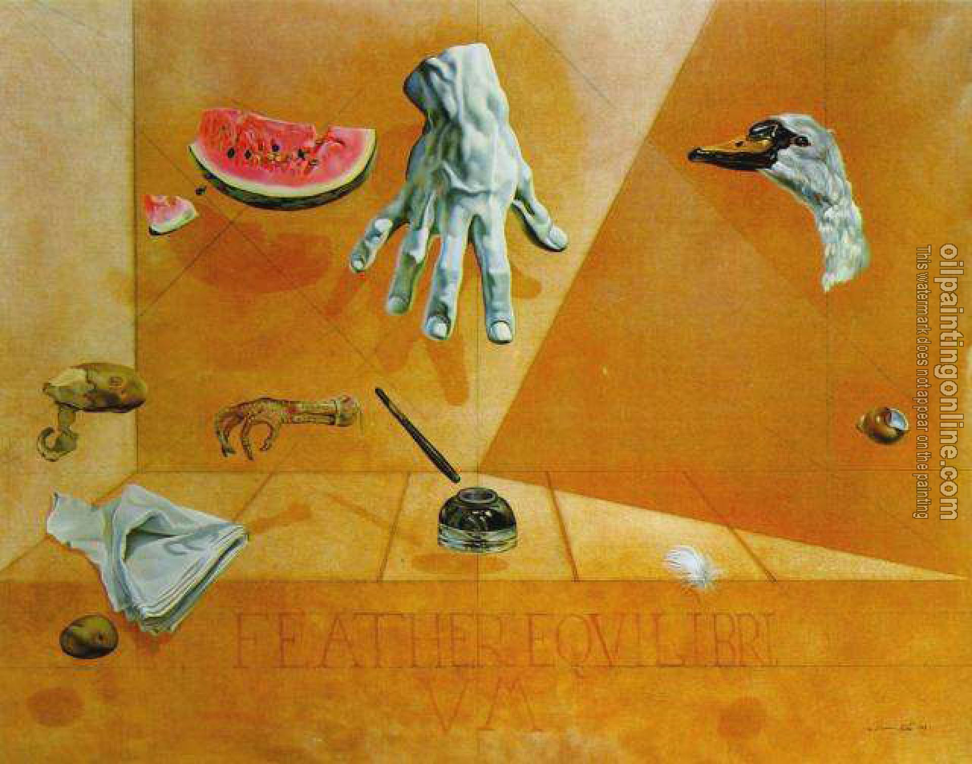 Dali, Salvador - Feather Equilibrium